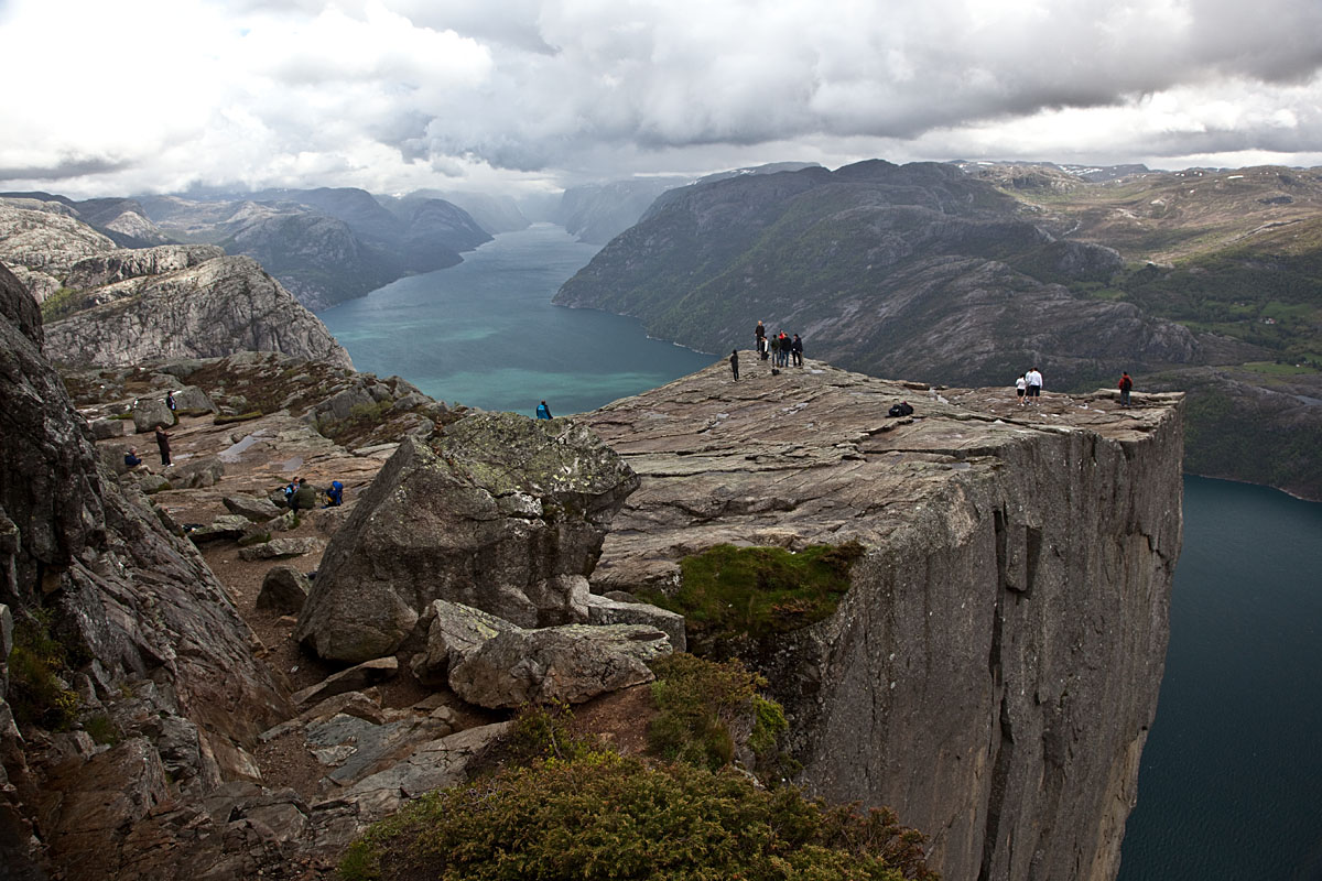 Norwegen Preikesolen Lysefjord